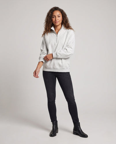 Damen Bequemer Zip-Pullover Drune