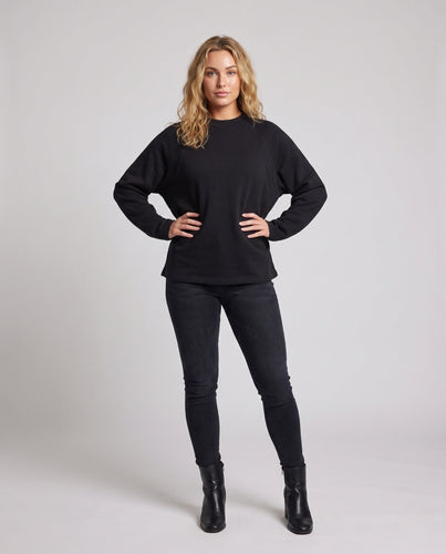 Damen Leichter Oversized Sweatshirt Drune