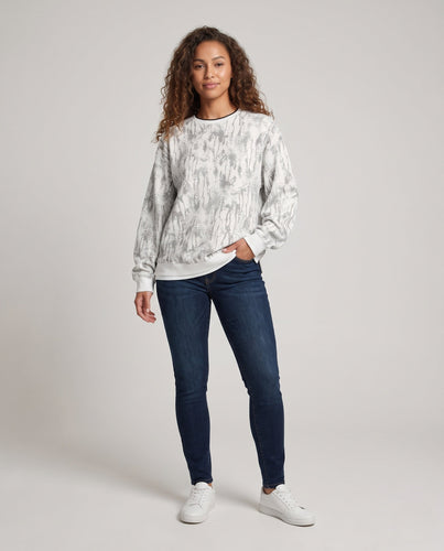 Damen Oversized Sweatshirt mit strukturiertem Design Drune