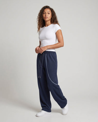 Damen Sportliche Freizeithose mit elastischem Bund und lässigem Schnitt Drune