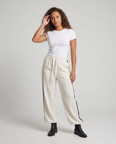 Damen Sportliche Freizeithose mit seitlichen Streifen Drune