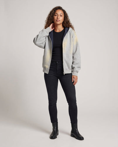 Damen Sportliche Zip-Jacke Drune