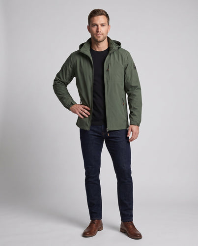 Herren Thermo-Kapuzenparka mit wärmendem Fleece-Innenfutter und winddichter Shell Drune
