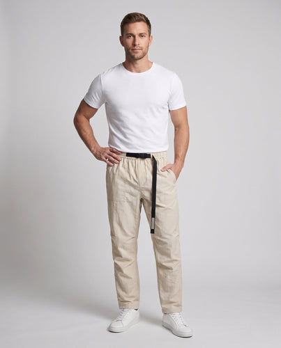 Herren Leichte technische Cargo-Hose mit elastischem Bund und Gurtverschluss Drune