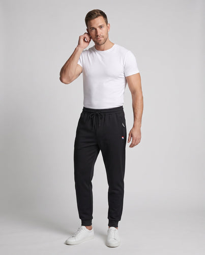 Herren Sportliche Joggerhose mit Reißverschlusstasche, elastischem Bund und geripptem Saum Drune