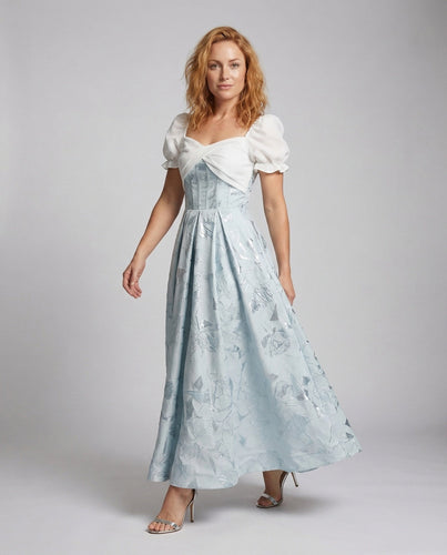 Damen Ballkleid mit Jacquard Rock