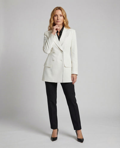 Damen Blazer Doppelknopf Revers