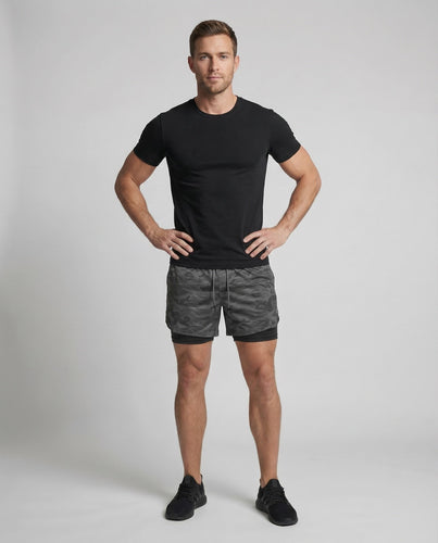 Herren Laufshorts 2in1 Smartphone