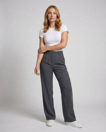 Damen Palazzo Hose Elegant High Waist