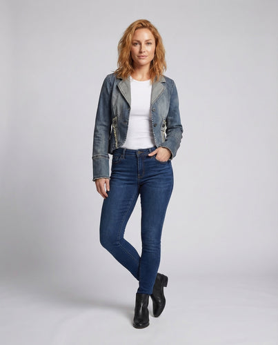 Damen Jeansblazer Tailliert