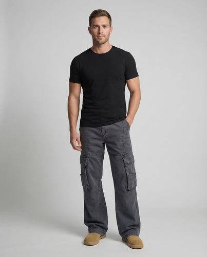 Herren Cargohose Weit