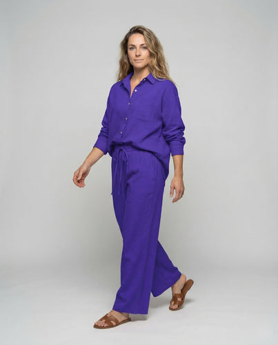 Damen Viskose-Mix Loungewear-Set Culotte