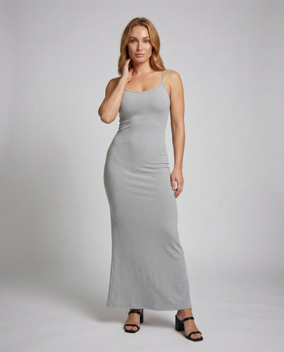 Damen Stretch-Jersey Maxikleid Meerjungfrauen-Saum