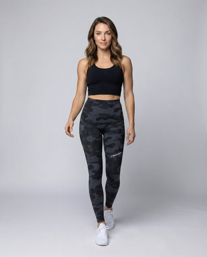 Damen modellierende Leggings mit Handytasche