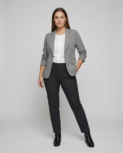 Damen Souveräne Taillierte Businessblazer