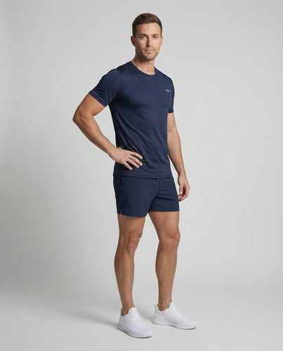 Herren nan atmungsaktives Laufshirt mit Mesh-Struktur und schnelltrocknender Funktionsfaser Drune