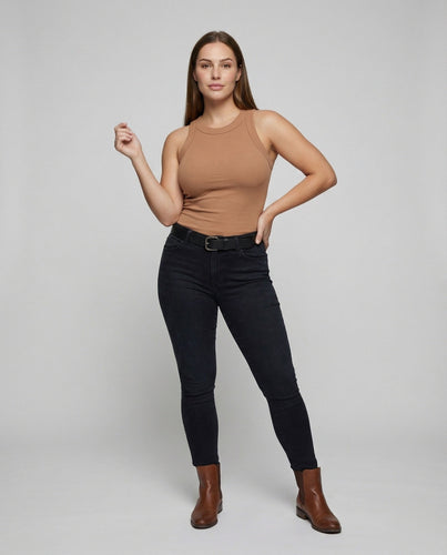 Damen Funktionale Figurformende Stretch Oberteil