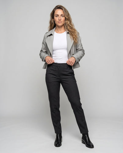 Damen Modische Kurzjacke mit doppelreihigem Knopfverschluss und trendigem Schnitt Drune