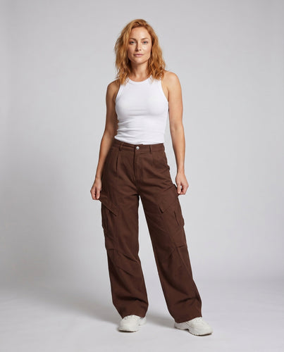 Damen Cargo-Hosen mit weitem Schnitt und praktischen Taschen