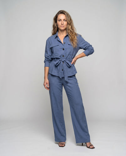 Damen Stylish und modisch geschnittenes Hosenanzug-Set Drune