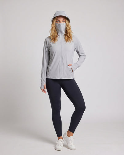 Damen atmungsaktive UV-Schutzjacke mit integrierter Kapuze Drune