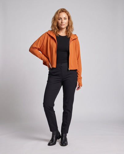Damen UV-Schutz Cropped Kapuzenjacke Drune