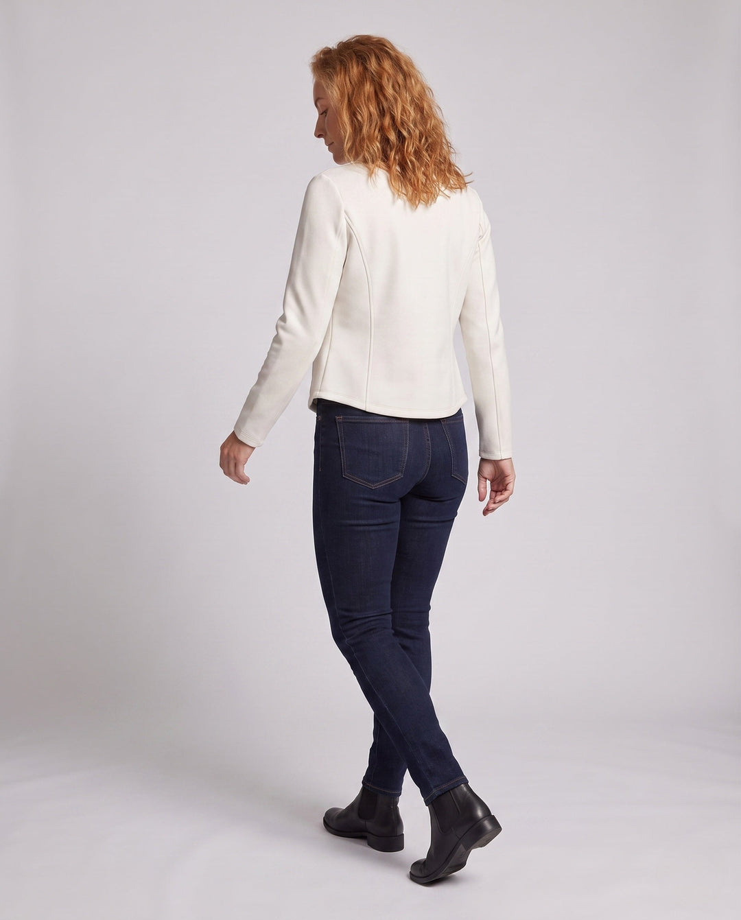 Damen Modische Fleecejacke mit peppigem Schnitt Drune