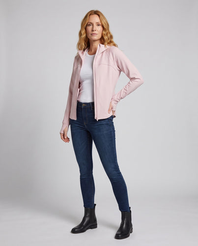 Damen Sportliche Funktionsjacke mit praktischer Kapuze Drune