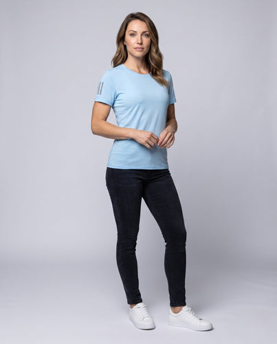 Damen atmungsaktives Sport-T-Shirt mit reflektierenden Details Drune