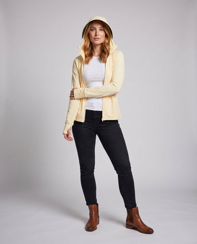 Damen Funktionsjacke mit innovative Kapuzenkonstruktion und UV-Schutz Drune