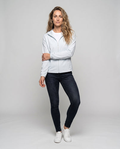 Damen leichte Funktionsjacke mit innovativem Kapuzendesign Drune