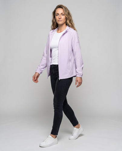 Damen leichte Funktionsjacke mit innovativem UV-Schutz und atmungsaktiver Struktur Drune