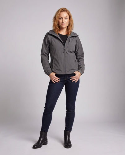 Damen leichte Funktionsjacke mit reflektierenden Elementen Drune