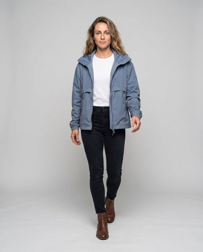 Damen leichte Outdoor-Jacke mit atmungsaktiven Einsätzen Drune