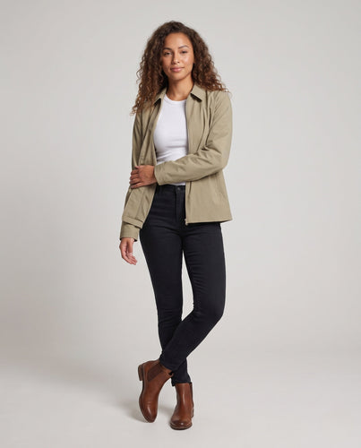 Damen leichte Outdoor-Jacke mit innovativem Windschutz Drune