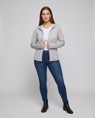 Damen leichte und atmungsaktive Sportjacke mit UV-Schutz Drune