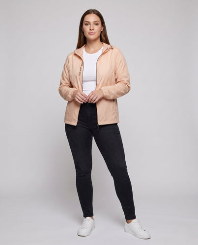 Damen leichte UV-Schutz Jacke mit verstellbarem Kapuzendesign Drune