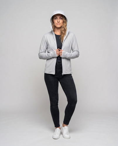 Damen technische UV-Schutzjacke mit atmungsaktiver Kapuze Drune