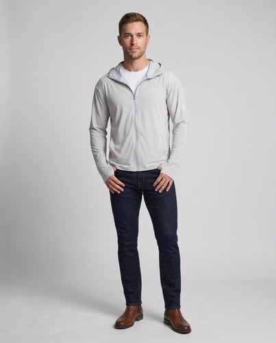 Herren UV-Schutzjacke mit abnehmbarer Kapuze und atmungsaktivem Design Drune
