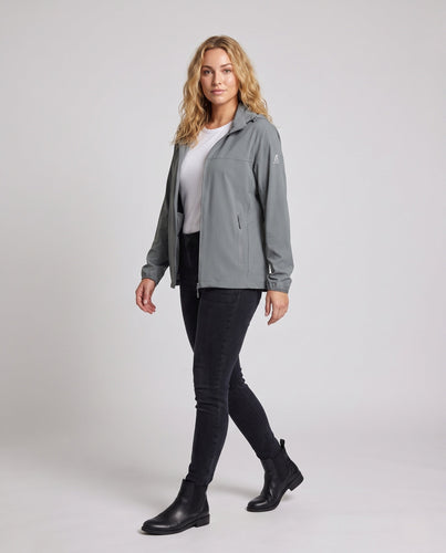 Damen nan leichte atmungsaktive UV-Schutz Kapuzenjacke mit Reißverschlusstaschen Drune