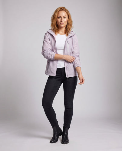 Damen nan ultraleichte Packbare UV-Schutz Kapuzenjacke mit Mesh-Futter und Brust-Reißverschlusstasche Drune