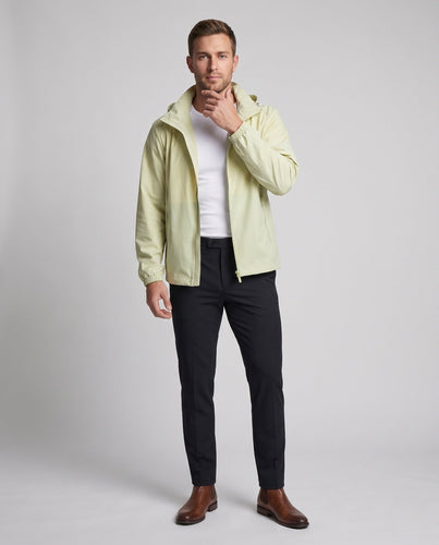 Herren nan leichte wasserabweisende Softshelljacke mit Kapuze und Reißverschluss Drune