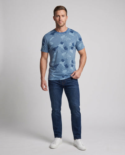 Herren nan schnelltrocknendes Sportshirt mit 3D-Mesh-Einsätzen und kühlender Technologie Drune