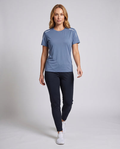 Damen atmungsaktives Sport-T-Shirt mit reflektierenden Einsätzen Drune