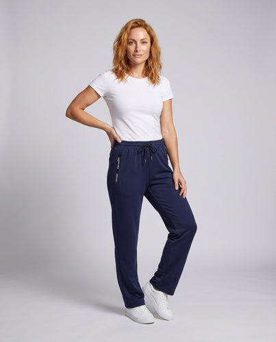 Damen bequeme Sporthose mit verstellbarem Bund Drune