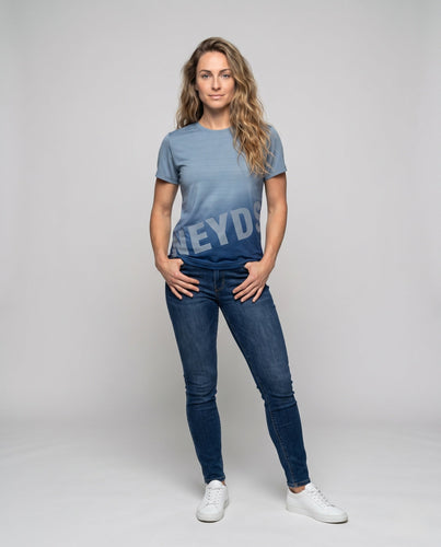 Damen modernes Sport-T-Shirt mit grafischem Design Drune