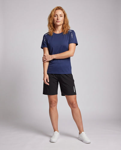 Damen Sportliches Set mit Funktionsshirt und Shorts Drune