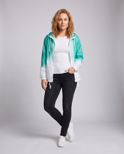 Damen leichte Übergangsjacke mit Kapuze und wasserabweisendem Material Drune