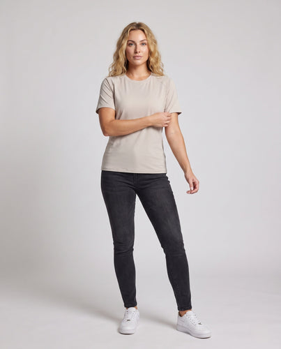 Damen Sportliches Kurzarm-T-Shirt mit innovativer atmungsaktiver Technologie Drune