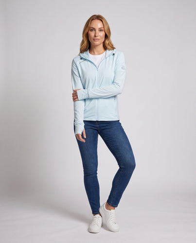 Damen technische Sportjacke mit UV-Schutz und atmungsaktiver Struktur Drune